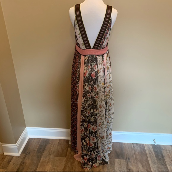 ZARA STUDIO SHIMMERY PATCHWORK DRESS - Picture 10 of 16